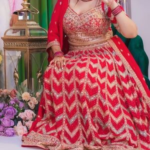 Elegant Multicolor Traditional Outfit